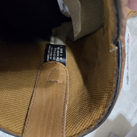 Laredo Tan Western Boots with Red and Brown Accents Brand New In Box. - Picture 4 of 9